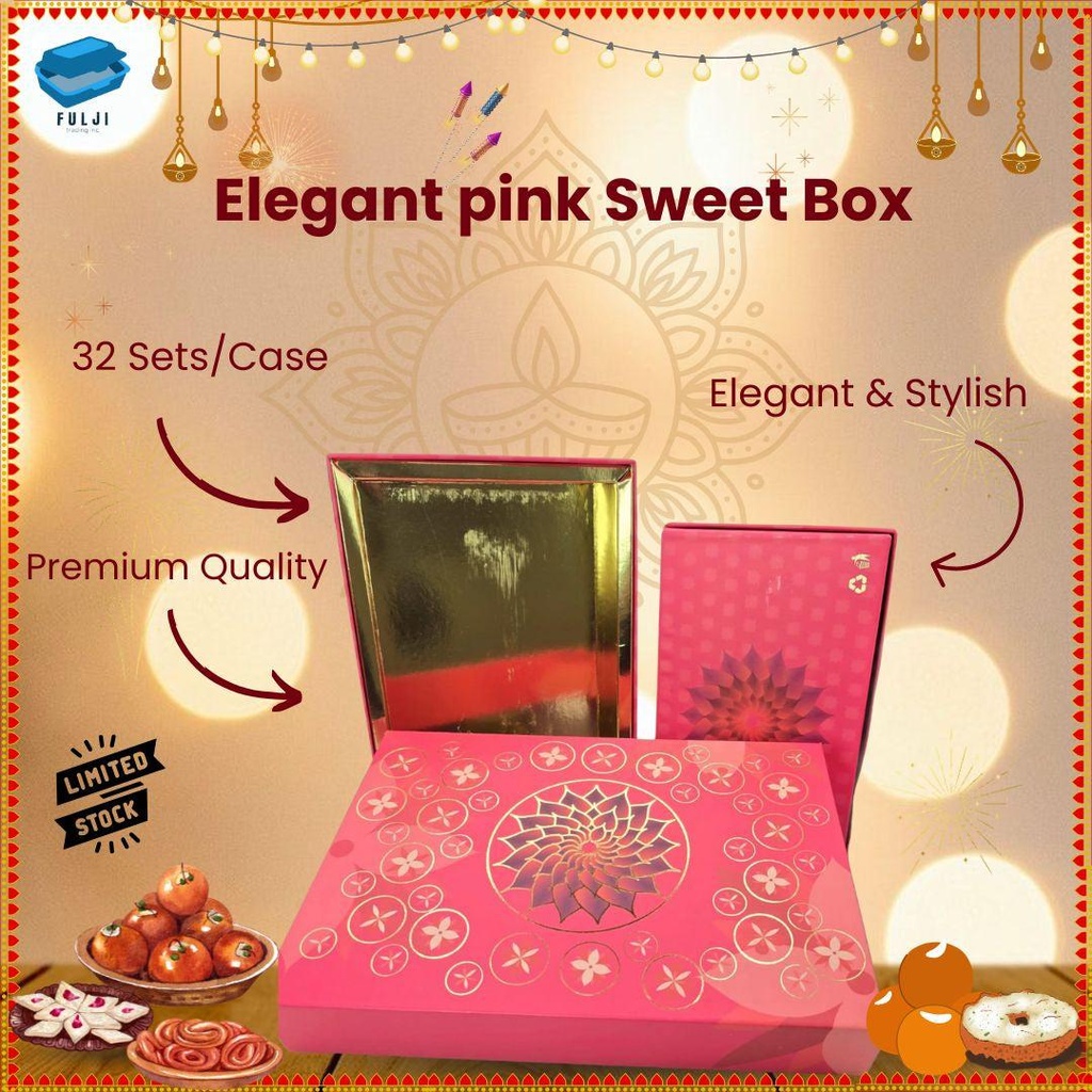 [FJSB2N1PR] 2 in 1 Sweet Box - 500gms  & 1 KG - 32 Sets / Case