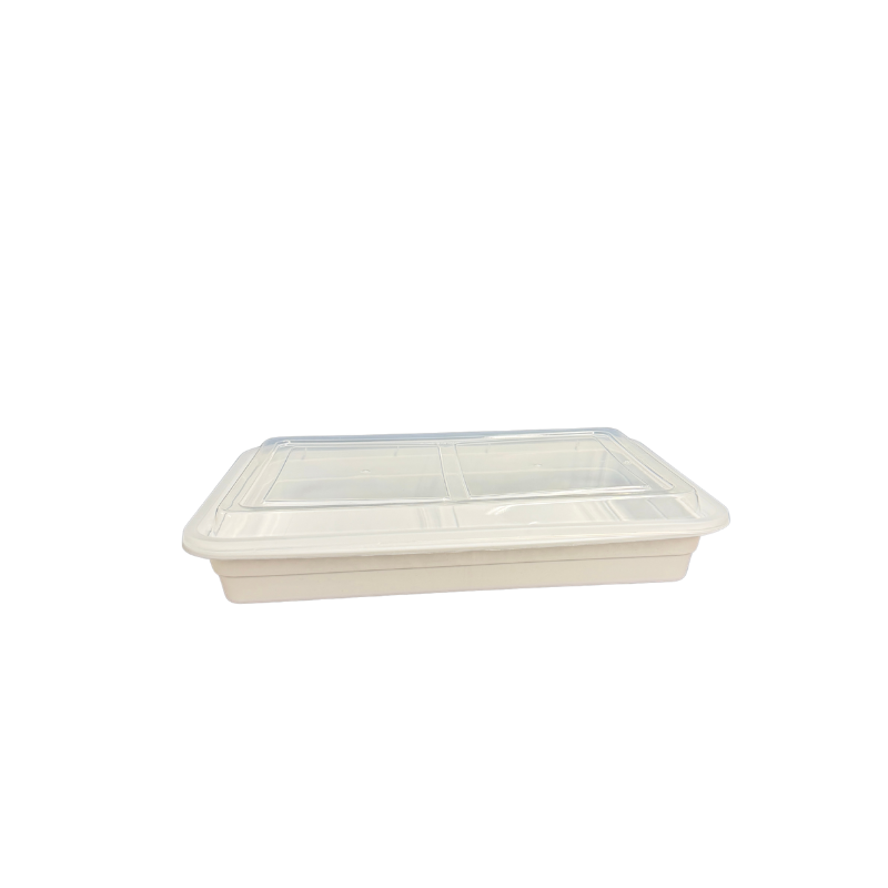 58oz Rectangle Container & Lid | 120 Pcs