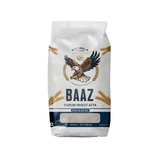 Baaz - Durum Wheat Atta - 20 lb (9.07 Kg)